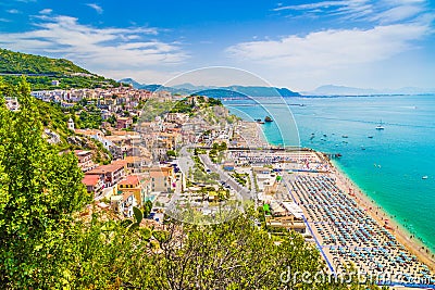 Town of Vietri sul Mare, province of Salerno, Campania, Italy Stock Photo