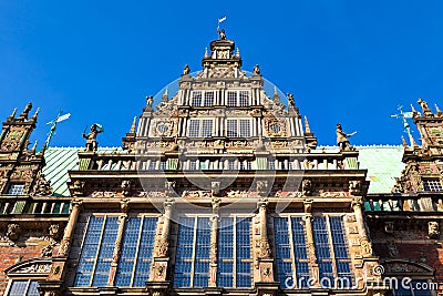 Townhall in Bremen, Germany Stock Photo