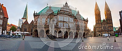 Market Square Bremen Germany Stock Photo