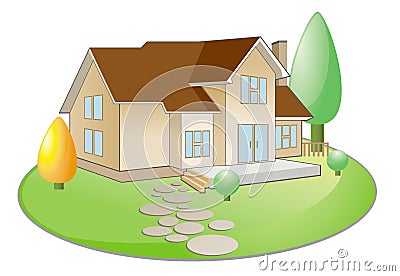 Townhouse Vector Illustration