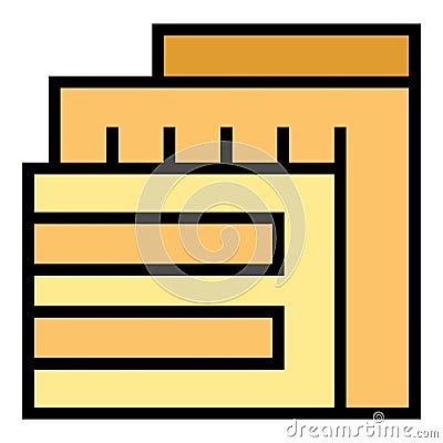 Townhouse icon vector flat Vector Illustration