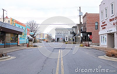 Searcy Townscape Editorial Stock Photo