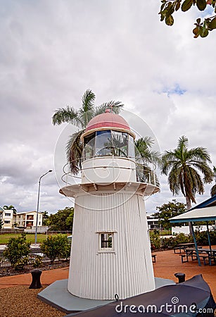 Lighthouse On Display At City Maritime Museum Editorial Stock Photo