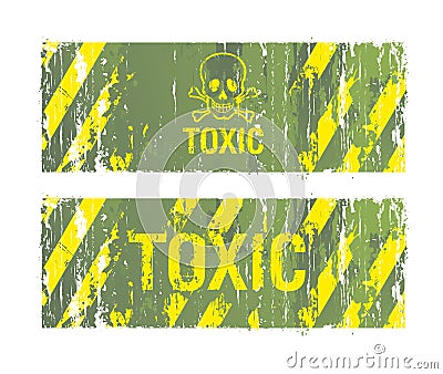 Toxic backgrounds Vector Illustration