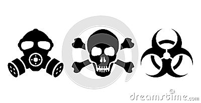 Toxic danger vector symbol Vector Illustration