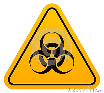 Toxic hazard label. Poisounous risk mark. Safety sign Vector Illustration