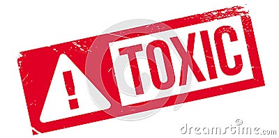 Toxic rubber stamp Vector Illustration