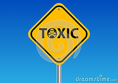 Toxic Sign Vector Illustration