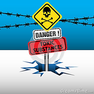 Toxic substances Vector Illustration