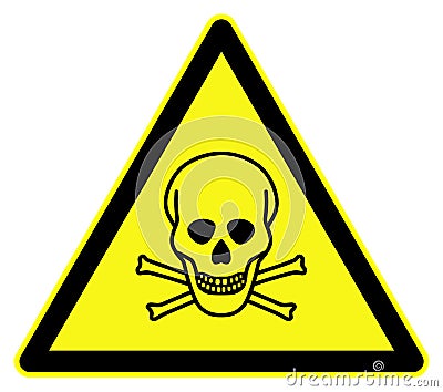 Toxic symbol Stock Photo