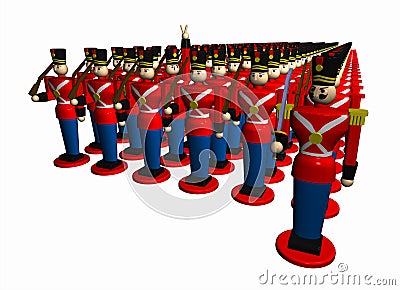 Toy_army_03 Cartoon Illustration