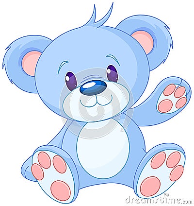 Toy Bear Vector Illustration