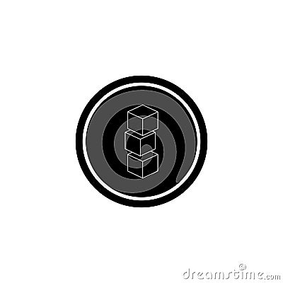 toy blocks icon vector Vector Illustration