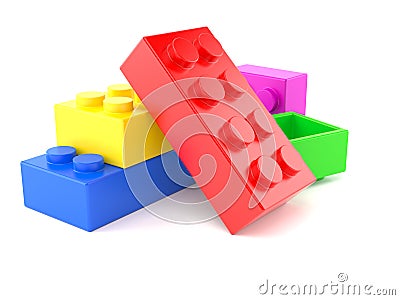 Toy blocks Stock Photo