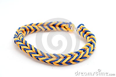 Toy bracelet made of rubber Stock Photo