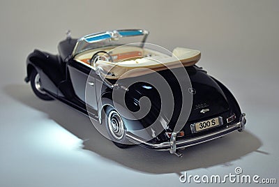 Toy car model Mercedes-Benz 300S 1955 Editorial Stock Photo