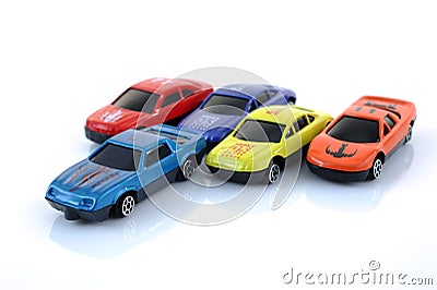 Toy cars Stock Photo