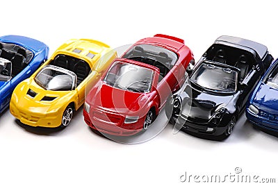 Toy Cars Stock Photo