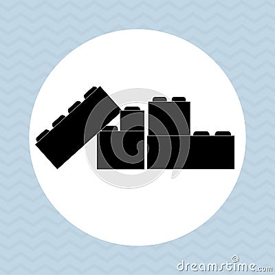 Toy design. Childhood icon. Flat illustration, vector graphic Vector Illustration