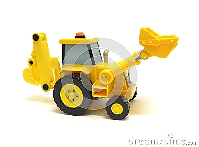 Toy Earthmover Stock Photo