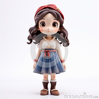 Toy Girl Illustration Pirates Of The Deep Stock Photo