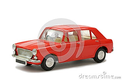 Toy Model sixties car Stock Photo