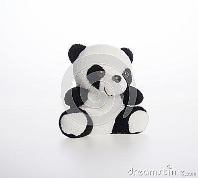 toy or panda soft toy on a background. Stock Photo