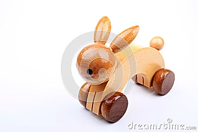 Toy rabbit Stock Photo