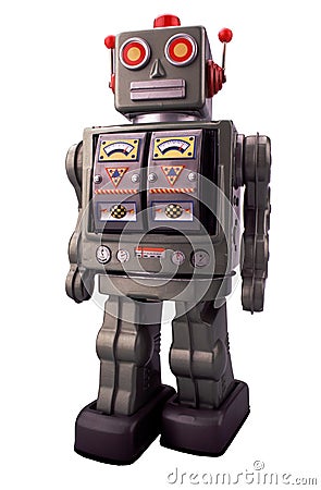 Toy robot Stock Photo