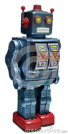 Toy robot Stock Photo