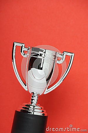 Toy Silver Trophy Cup Stock Photo