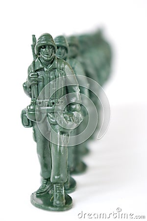 Toy soldier Stock Photo