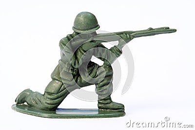 Toy Soldier Stock Photo