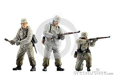 Toy Soldiers Stock Photo