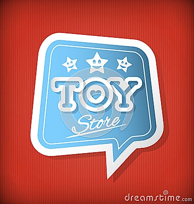 Toy Store Vector Illustration