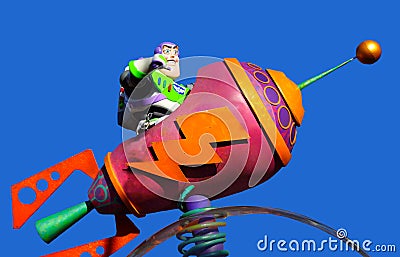 Toy story buzz lightyear pixar on parade Editorial Stock Photo