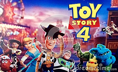 Toy story 4 Editorial Stock Photo