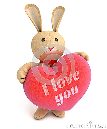 Toy teddy bunny Stock Photo