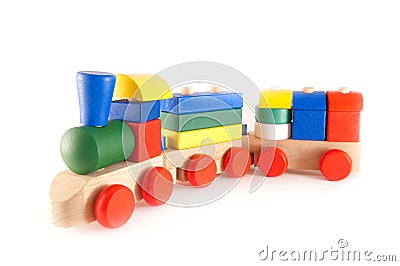 Toy train Stock Photo