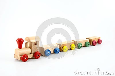 Toy train Stock Photo