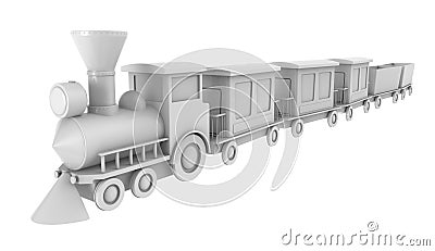 Toy train Stock Photo