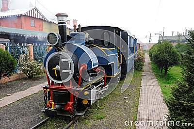 Toy Train in Darjeeling, India Editorial Stock Photo