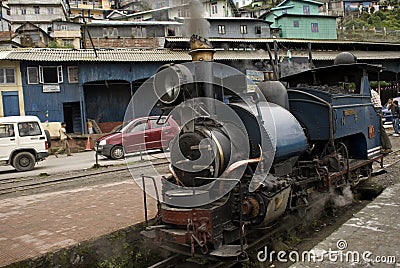 Toy Train, Darjeeling, West Bengal, India Editorial Stock Photo