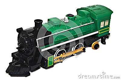 Toy Train Engine Stock Photo