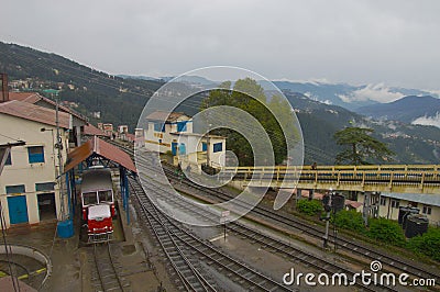 Toy train Shimla Editorial Stock Photo