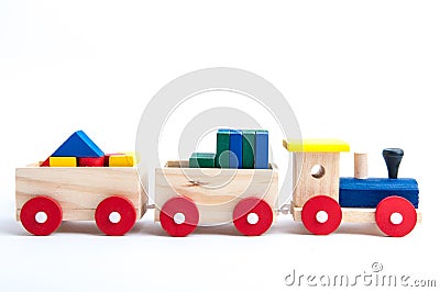 Toy train Stock Photo