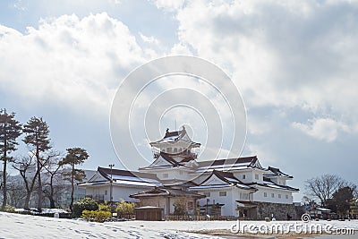 Toyama castle in Toyama city Editorial Stock Photo