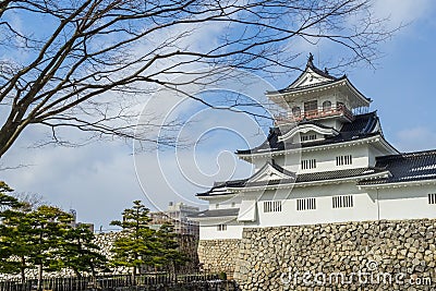 Toyama castle in Toyama city Editorial Stock Photo