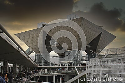 the toyko big sight in japan tokyo Editorial Stock Photo