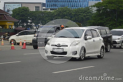 Toyota Yaris S (Daihatsu Charade) Editorial Stock Photo